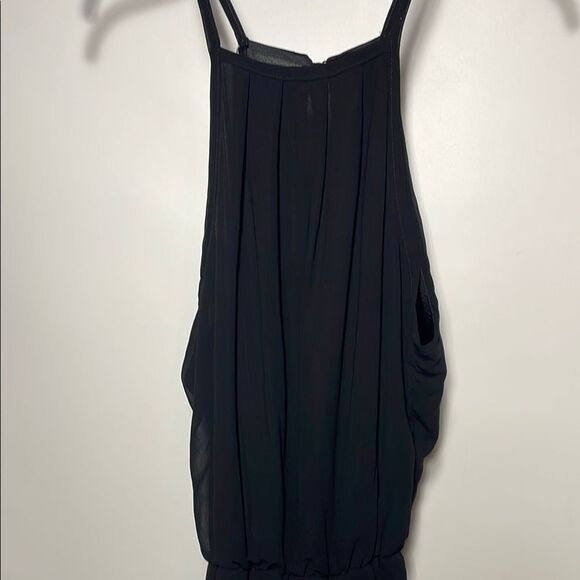 Stylish Black Sleeveless romper - Picture 2 of 8